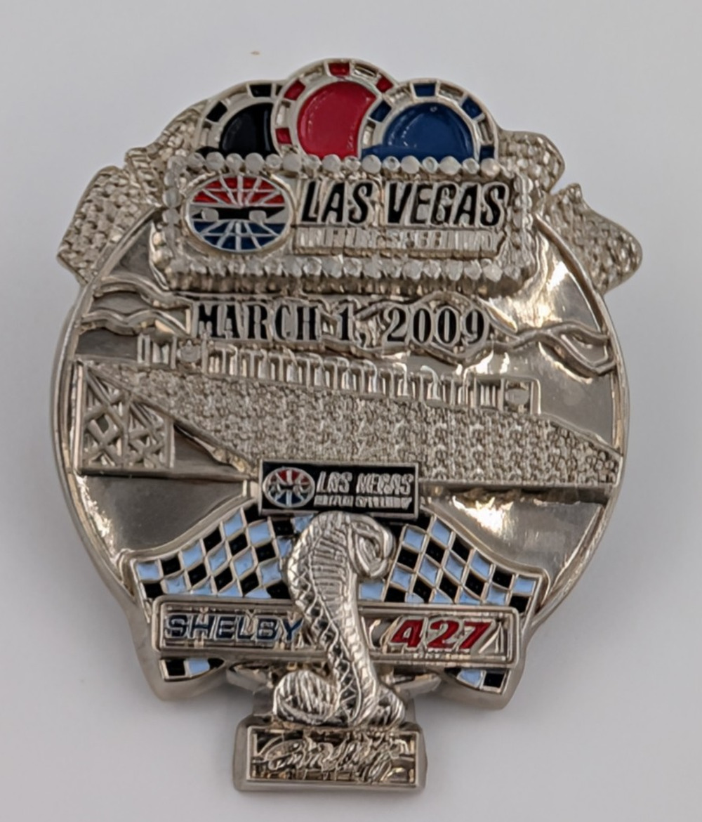 Rare 2009 Shelby 427 Race Pin Las Vegas Motor Speedway Cobra Lapel Pin NASCAR